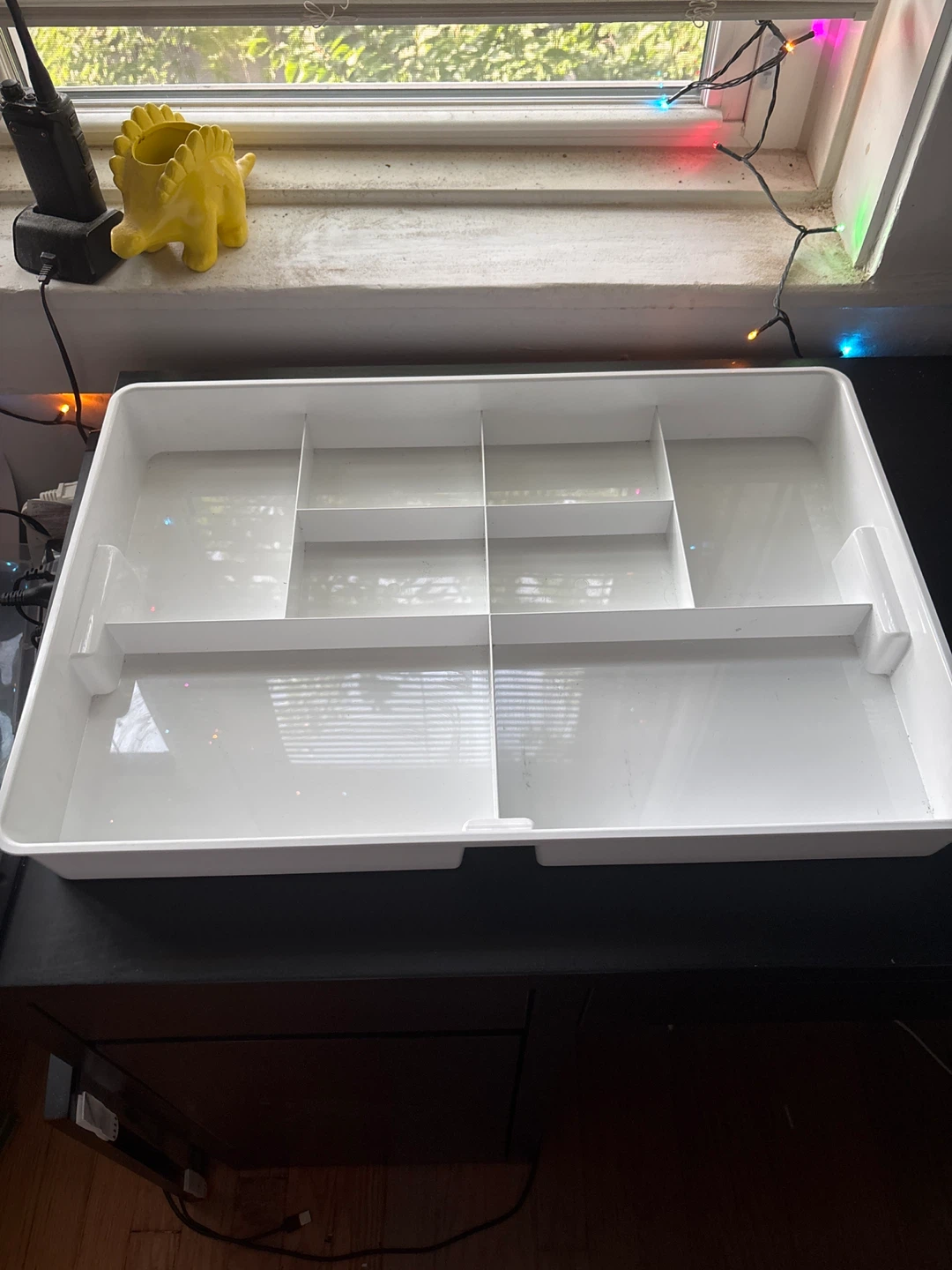 White Plastic Drawer Organizer
