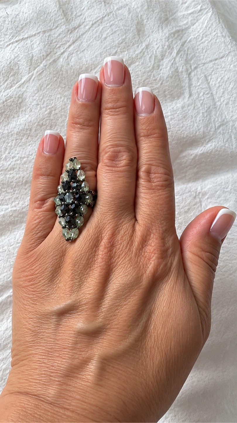 Beaded Statement Ring - photo 2
