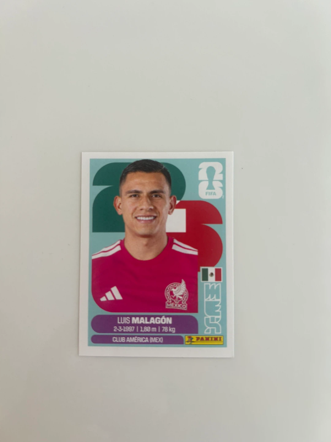 Panini FIFA World Cup 2026 Luis Malagon Trading Card