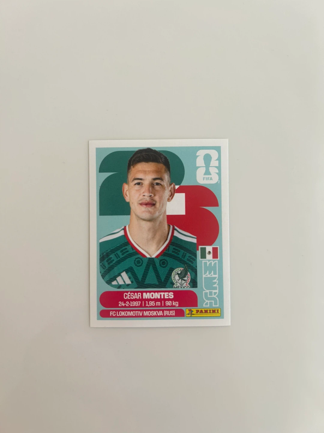 Panini FIFA World Cup 2026 César Montes Sticker