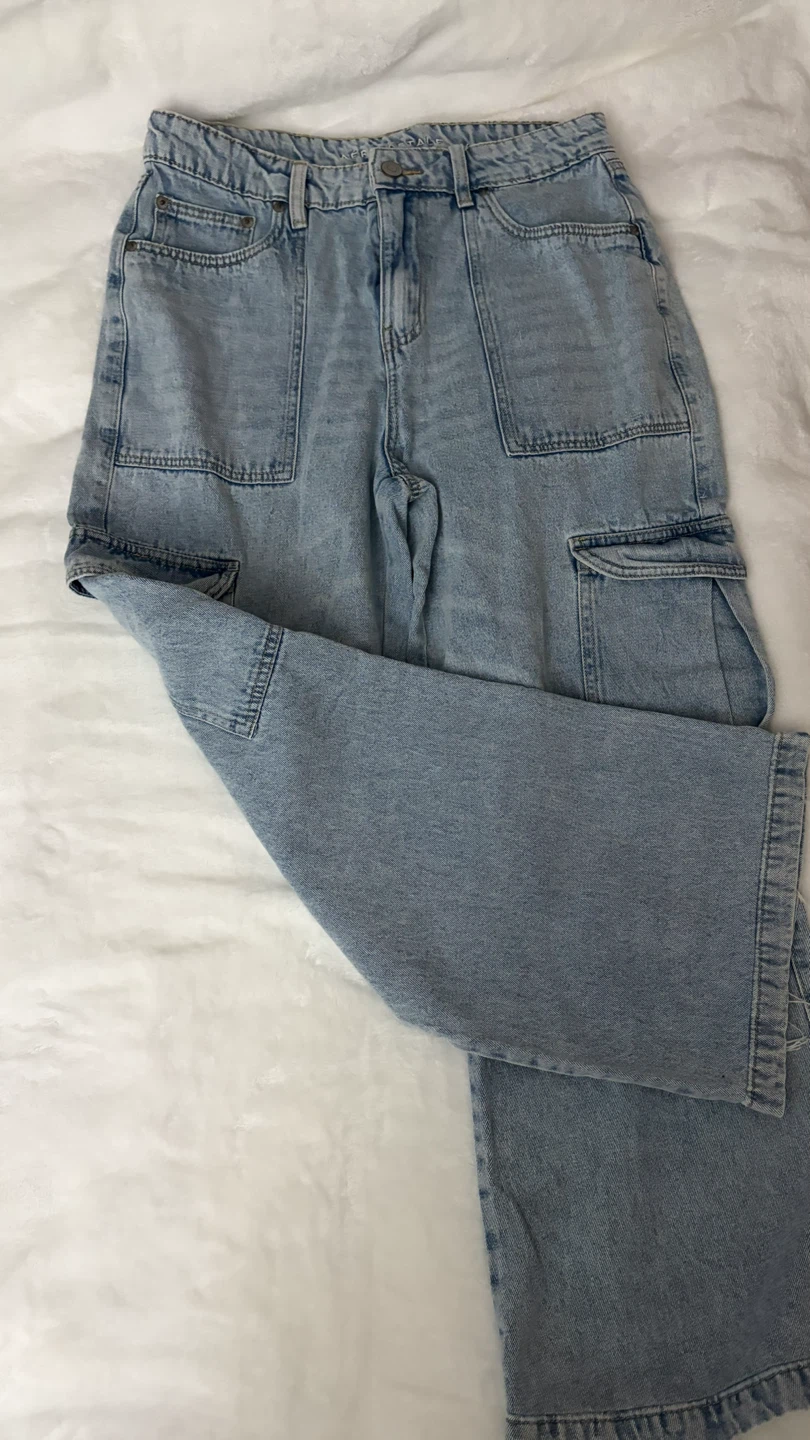 Aeropostale Outfitters Wide Leg Cargo Jeans - photo 2