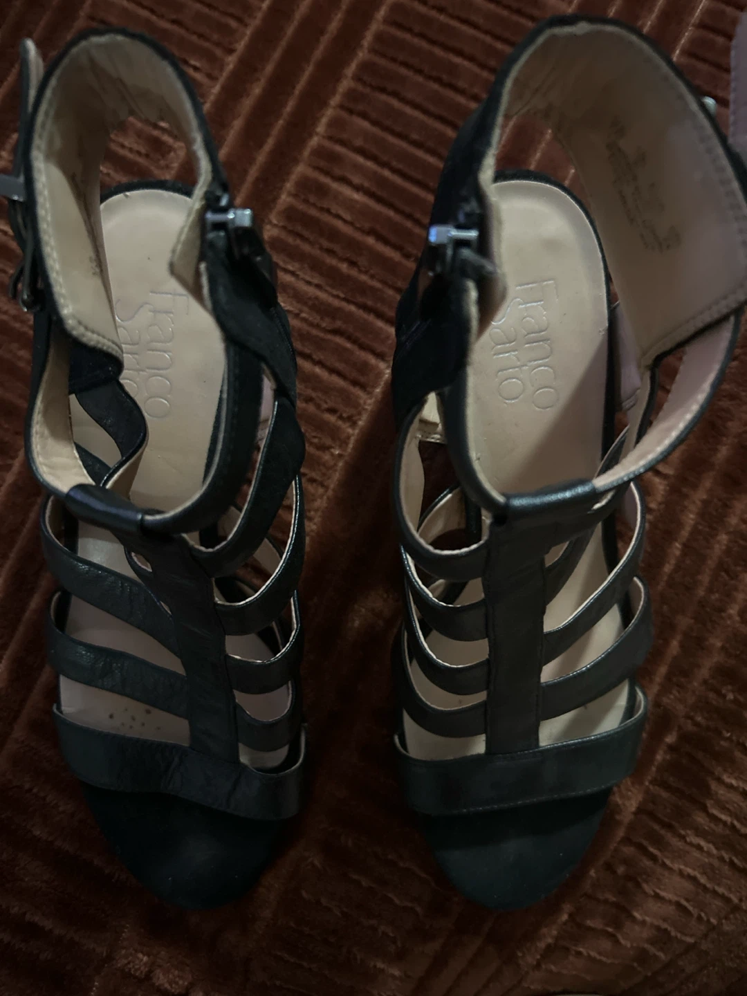 Franco Sarto Black Gladiator Heeled Sandals - photo 2