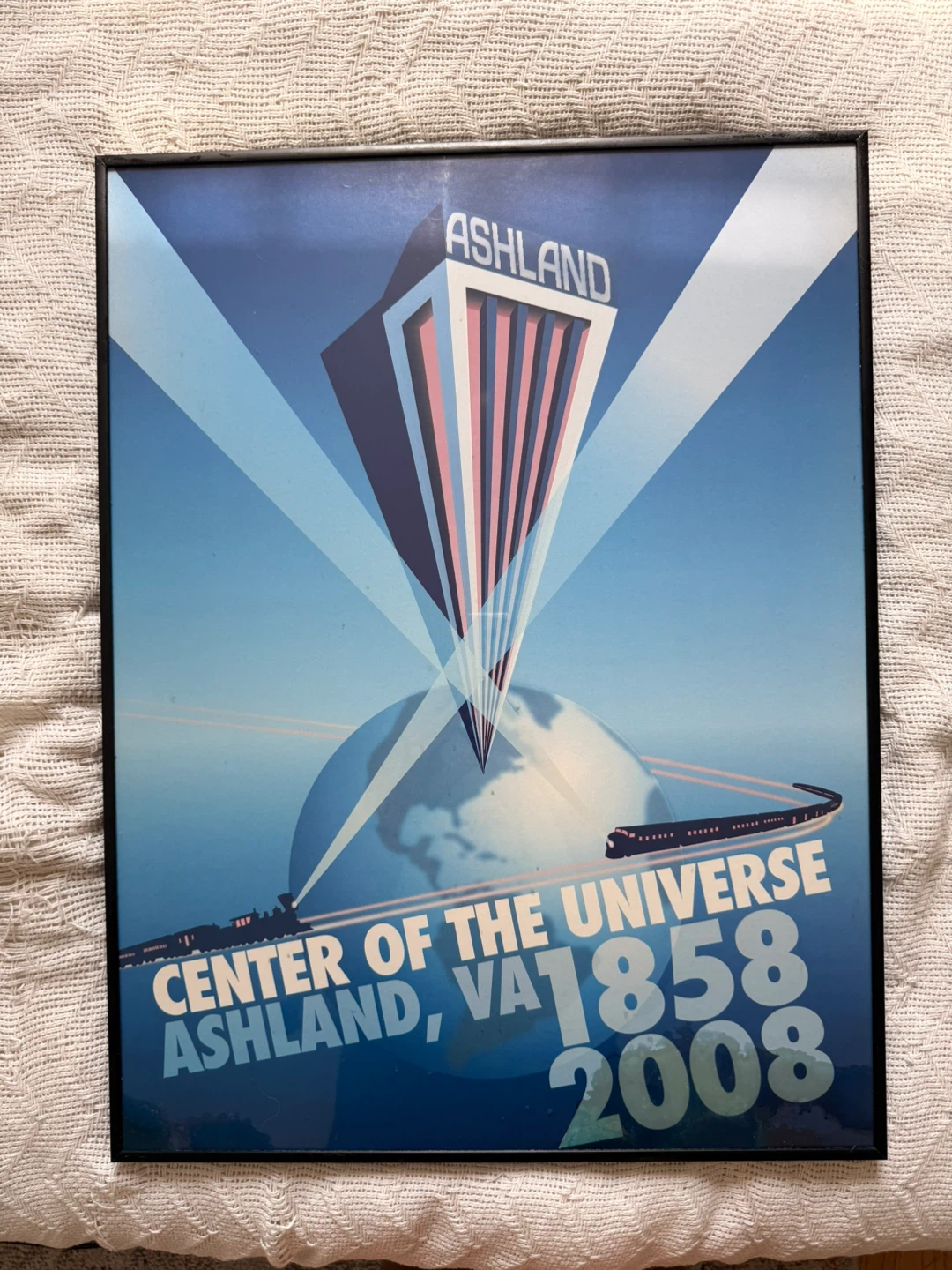 Poster Frame 18”x24” w Poster: Ashland Center of the Universe