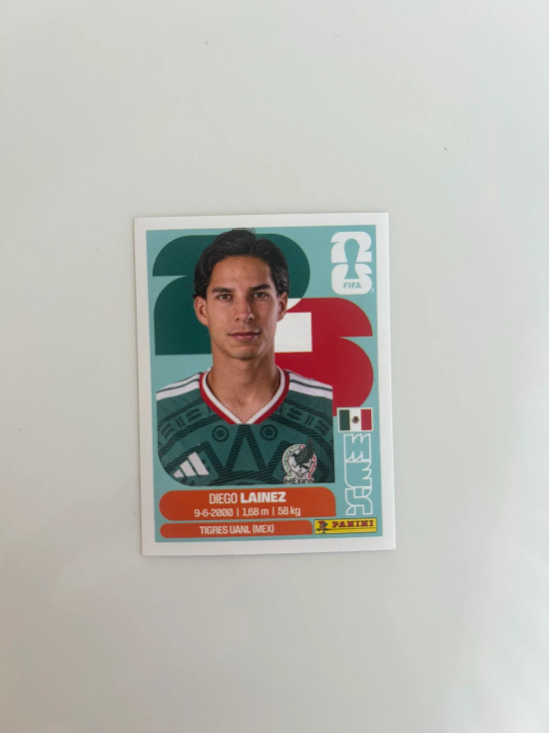 Panini FIFA World Cup 2026 Diego Lainez Sticker
