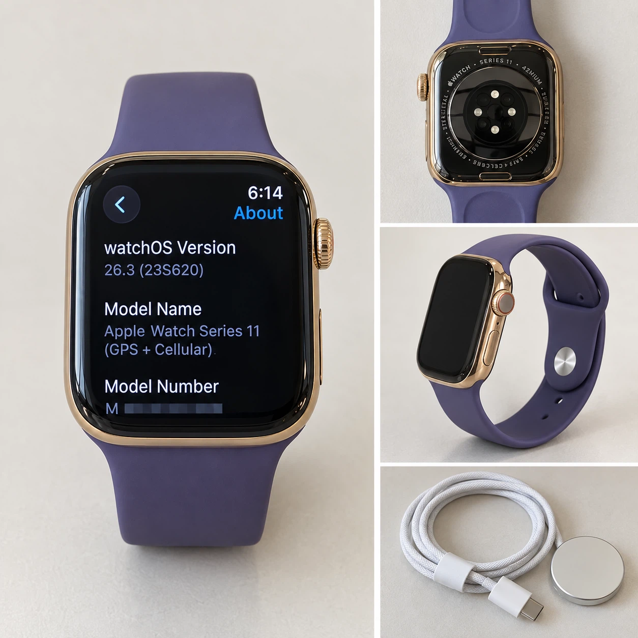 Apple Watch Series 11 Titanium | GPS+Cellular | Apple care+ new - photo 2