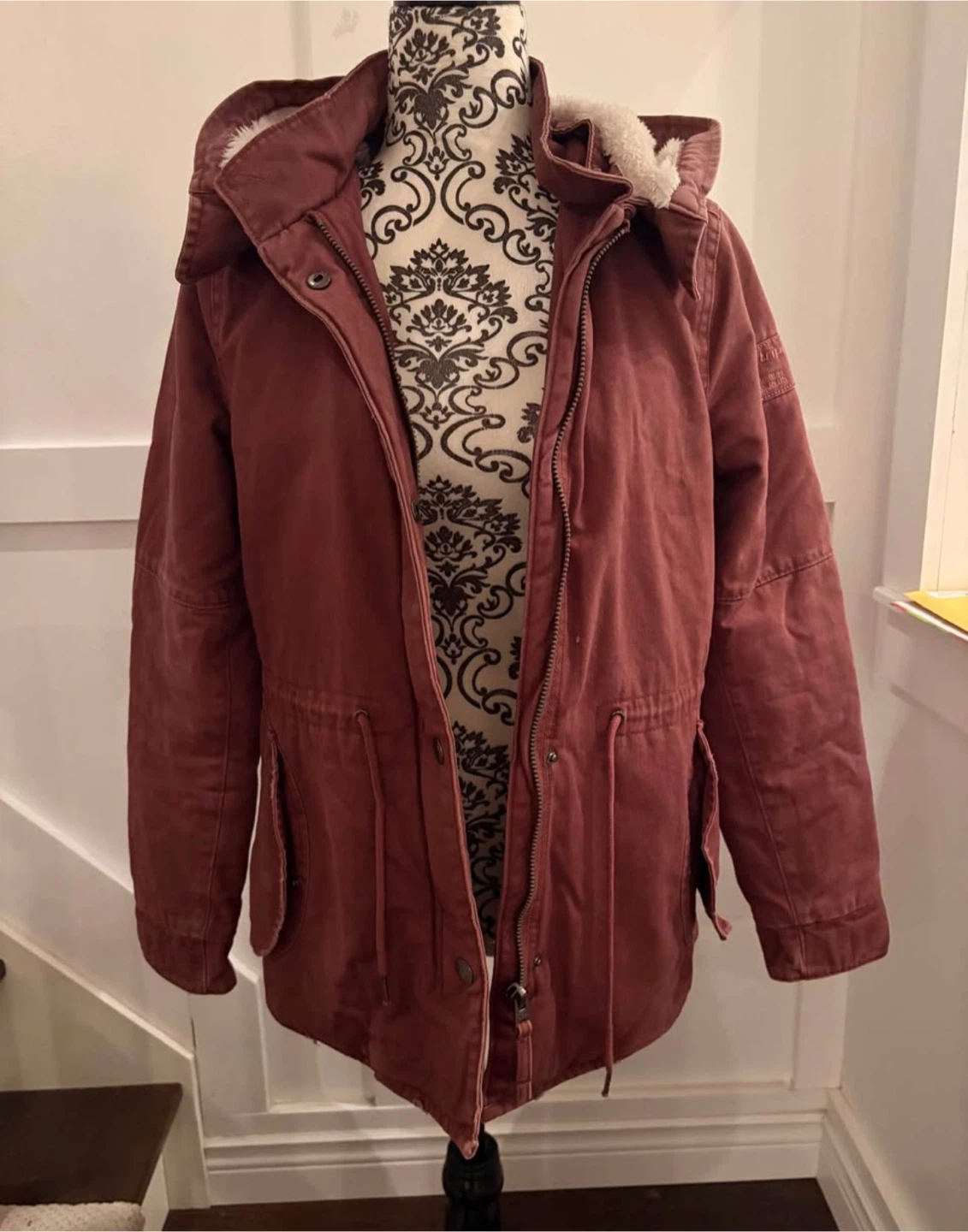 Triple Five Soul Maroon Parka Jacket