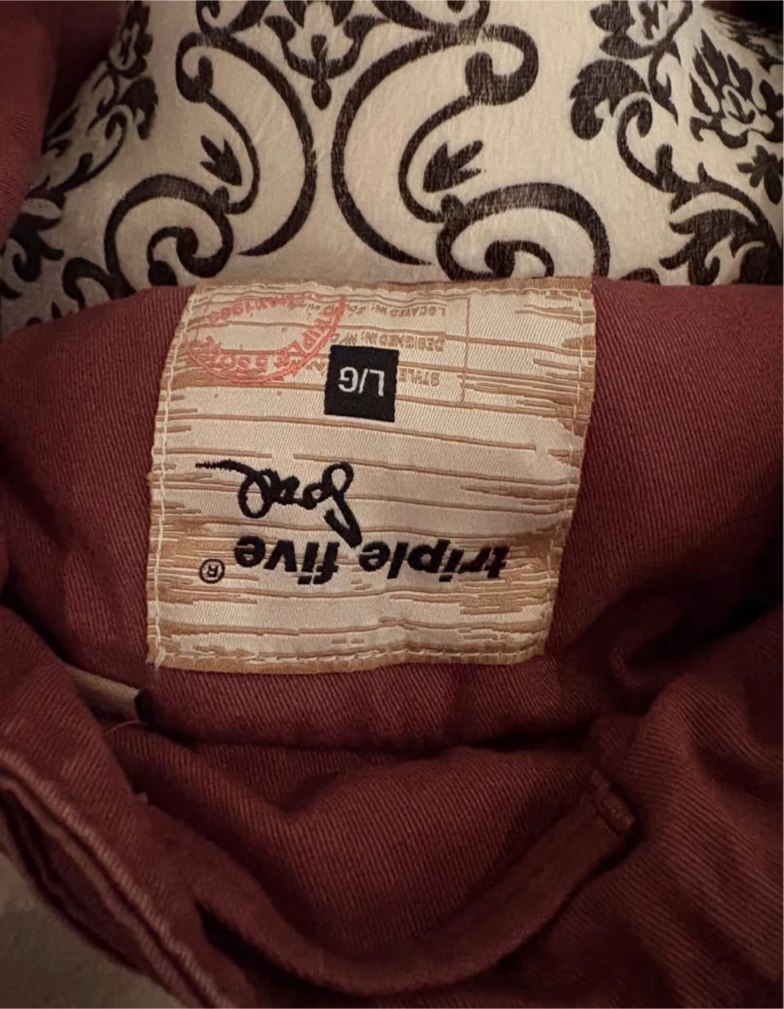 Triple Five Soul Maroon Parka Jacket - photo 3