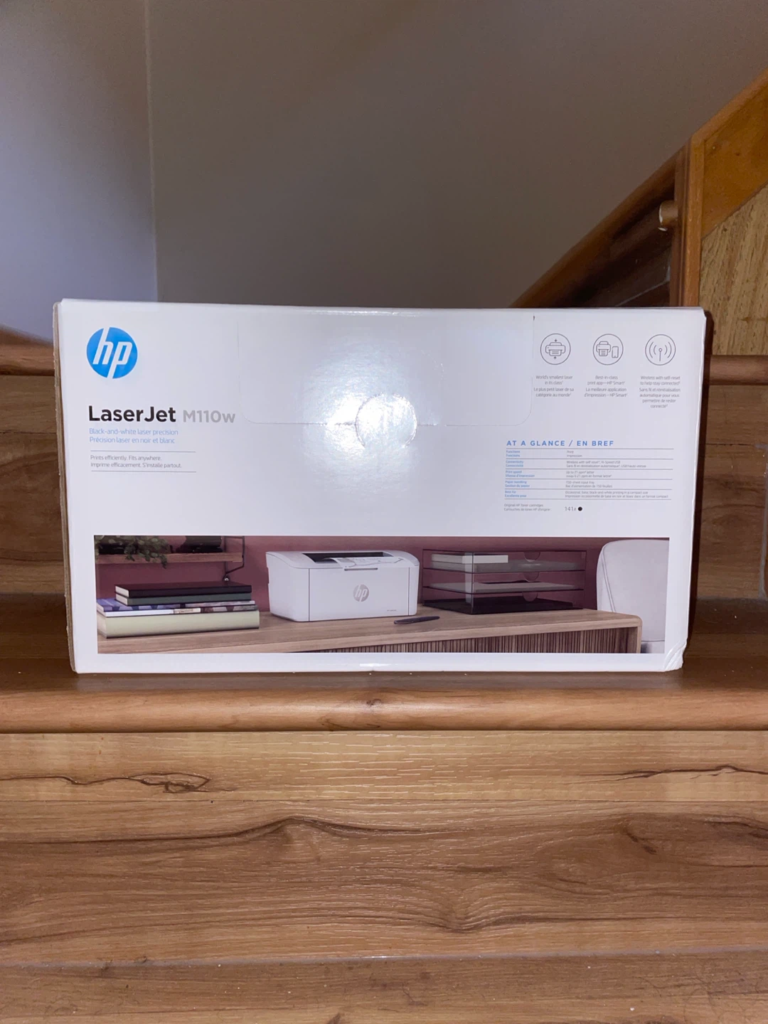 HP LaserJet M110w Wireless Black and White Laser Printer - photo 2