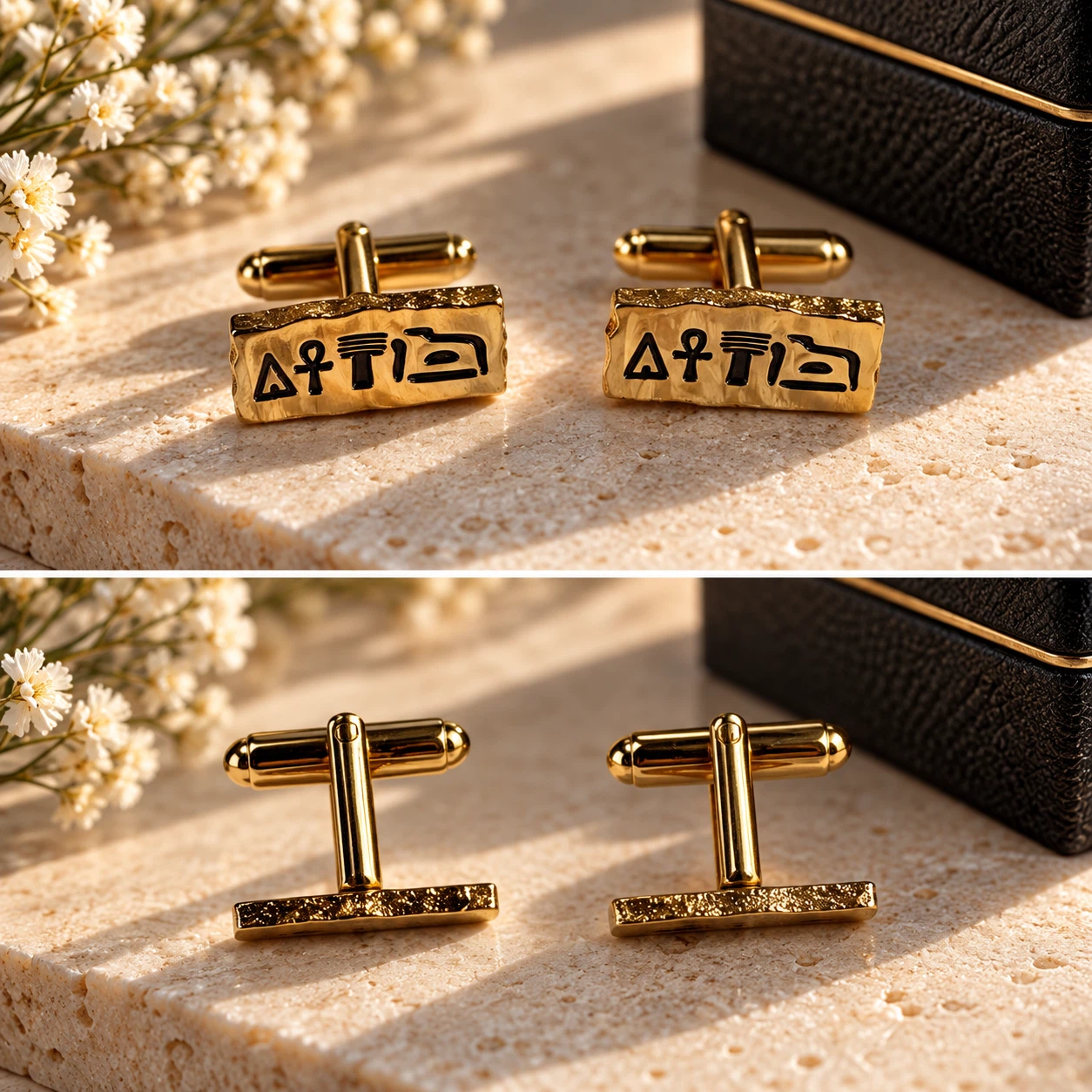 Gold Tone Cufflinks