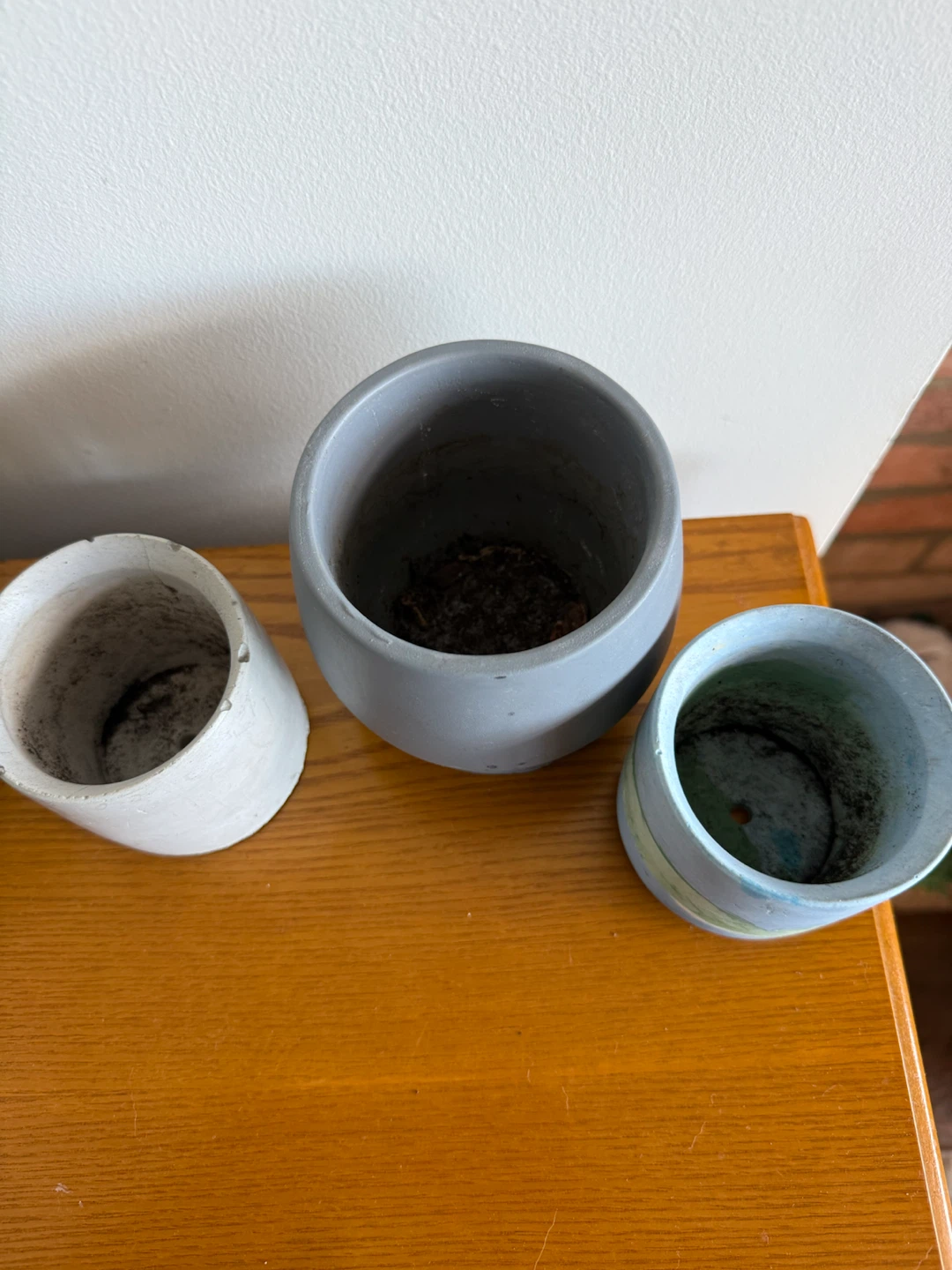 Set of 3 small plant pots - photo 2