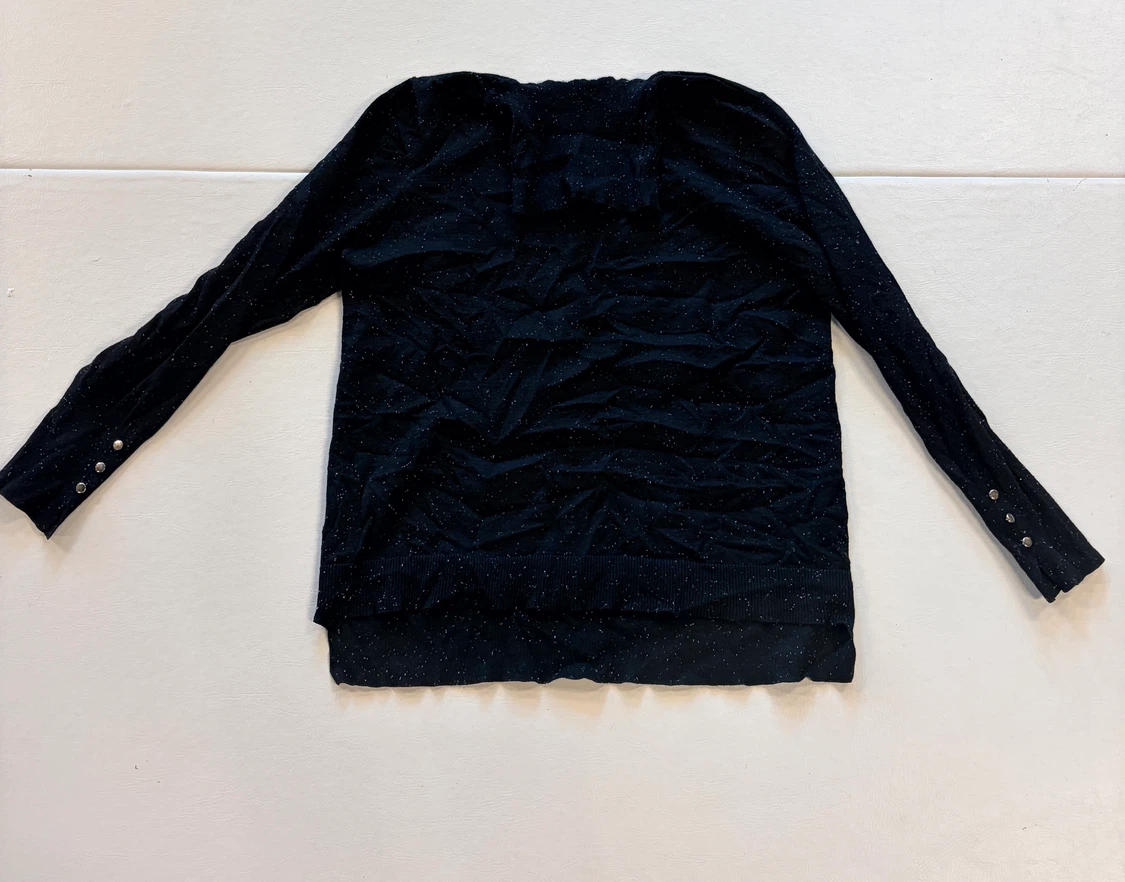 Chandail manches longues bleu brillant