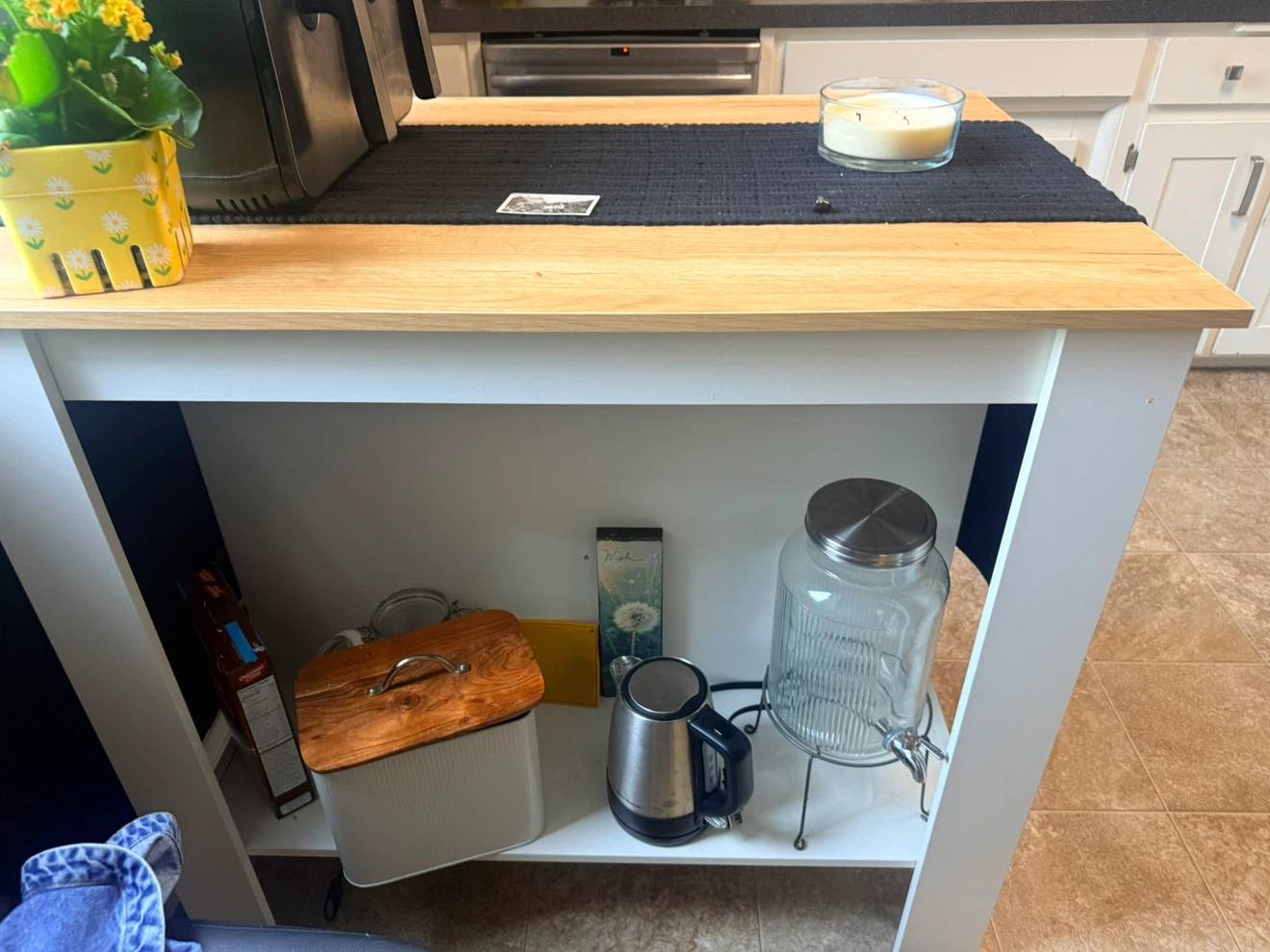 Kitchen Island with Storage - photo 2