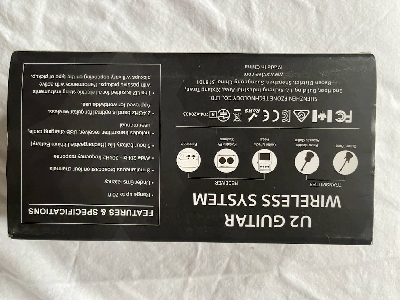 X VIVE U2 Guitar Wireless System - photo 3