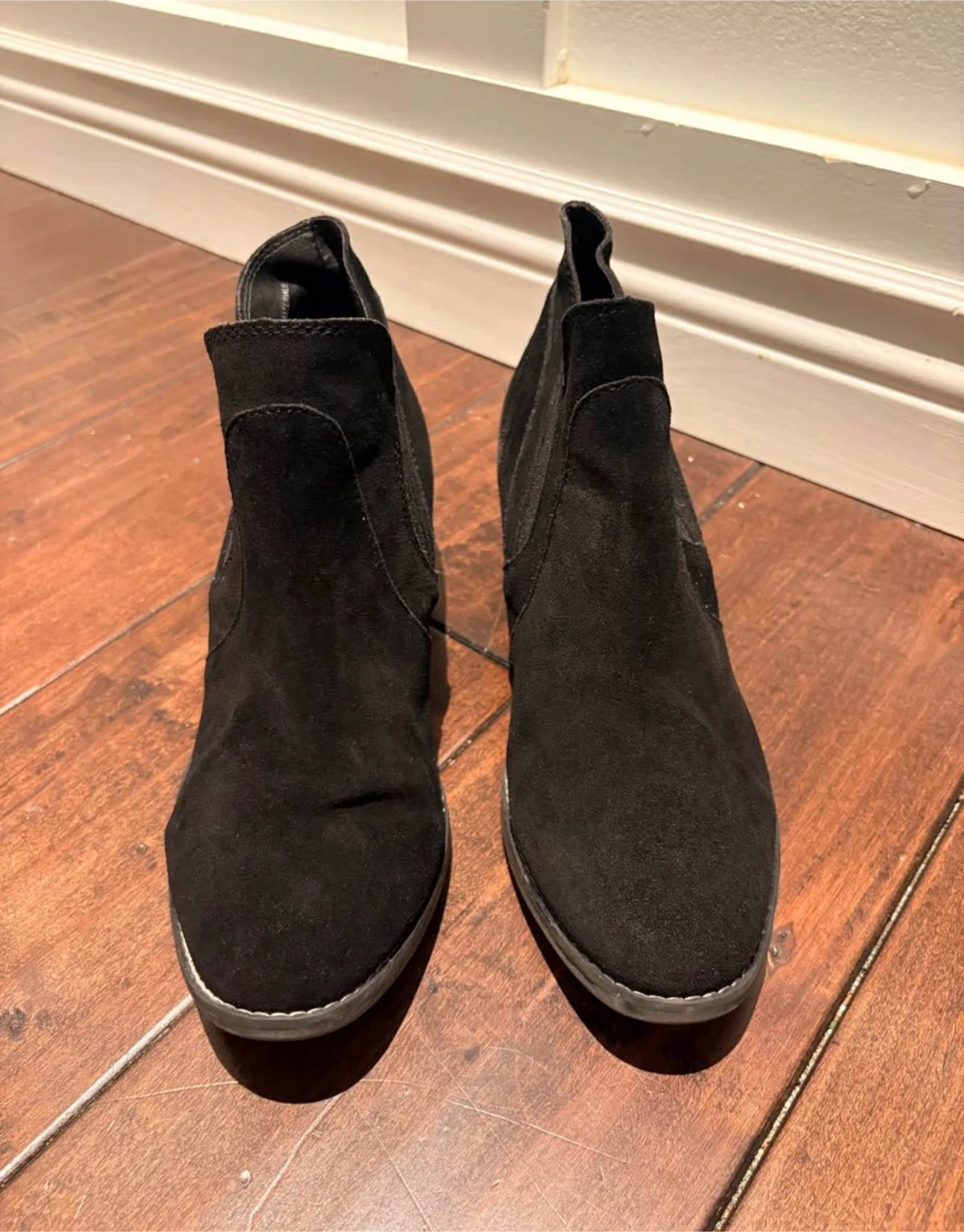 Me Too black ankle boots