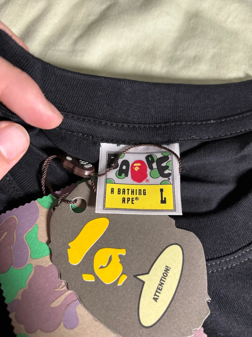 A Bathing Ape Bape Tee SZ L - photo 3