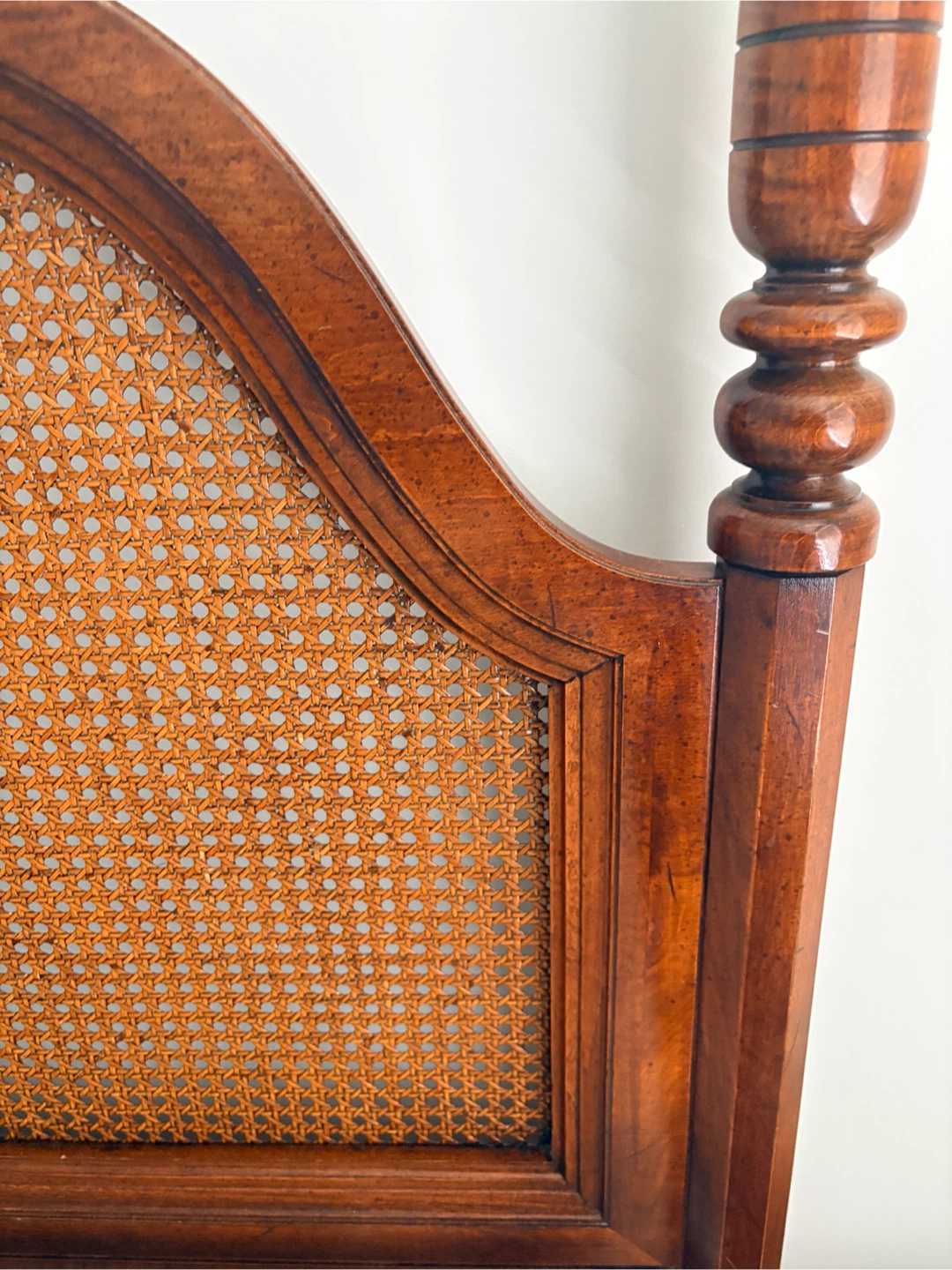 Wooden bed mattress and matching Nightstand with Two Drawers - photo 4