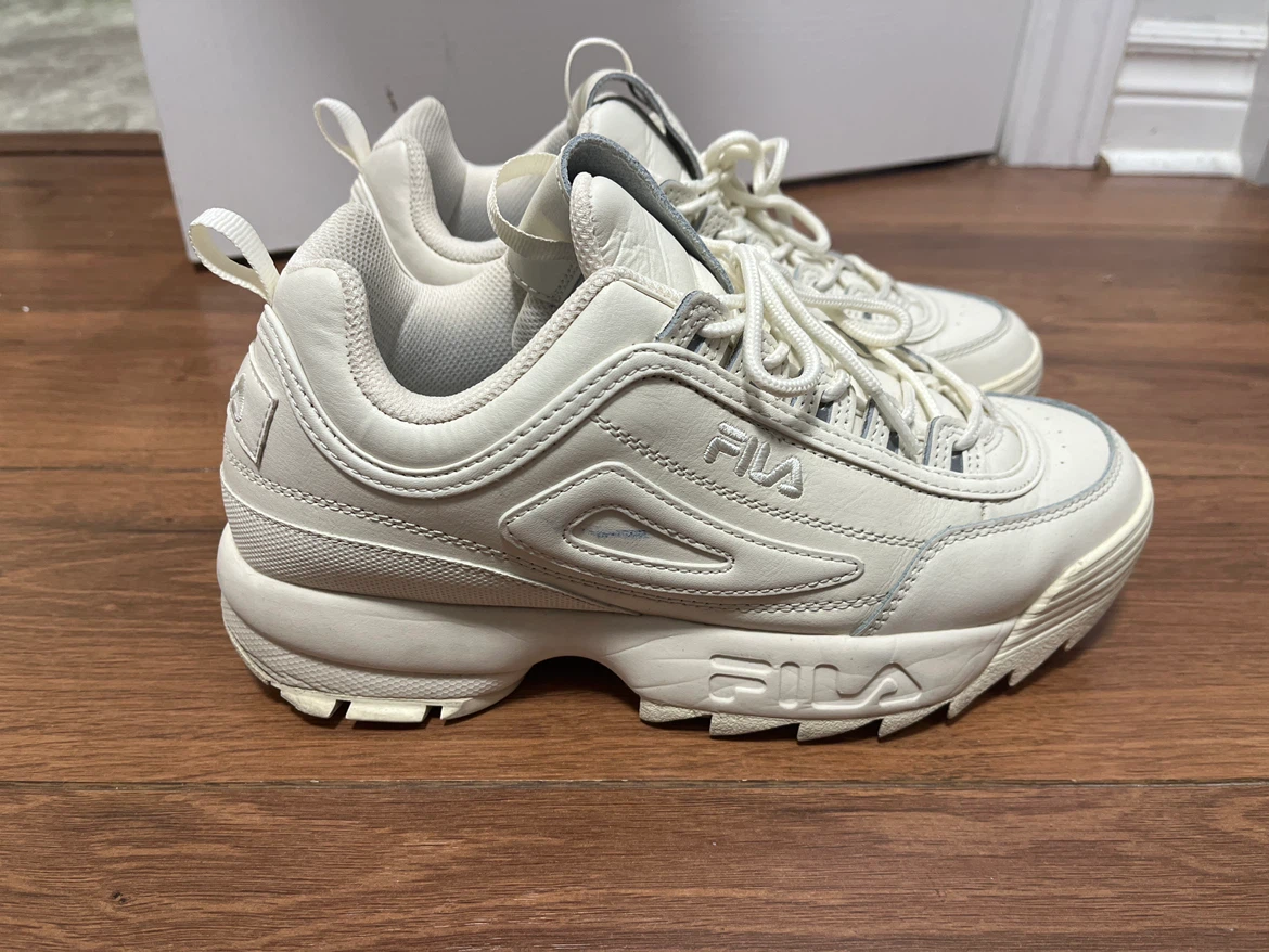 Fila White Sneakers Size 10 - photo 2