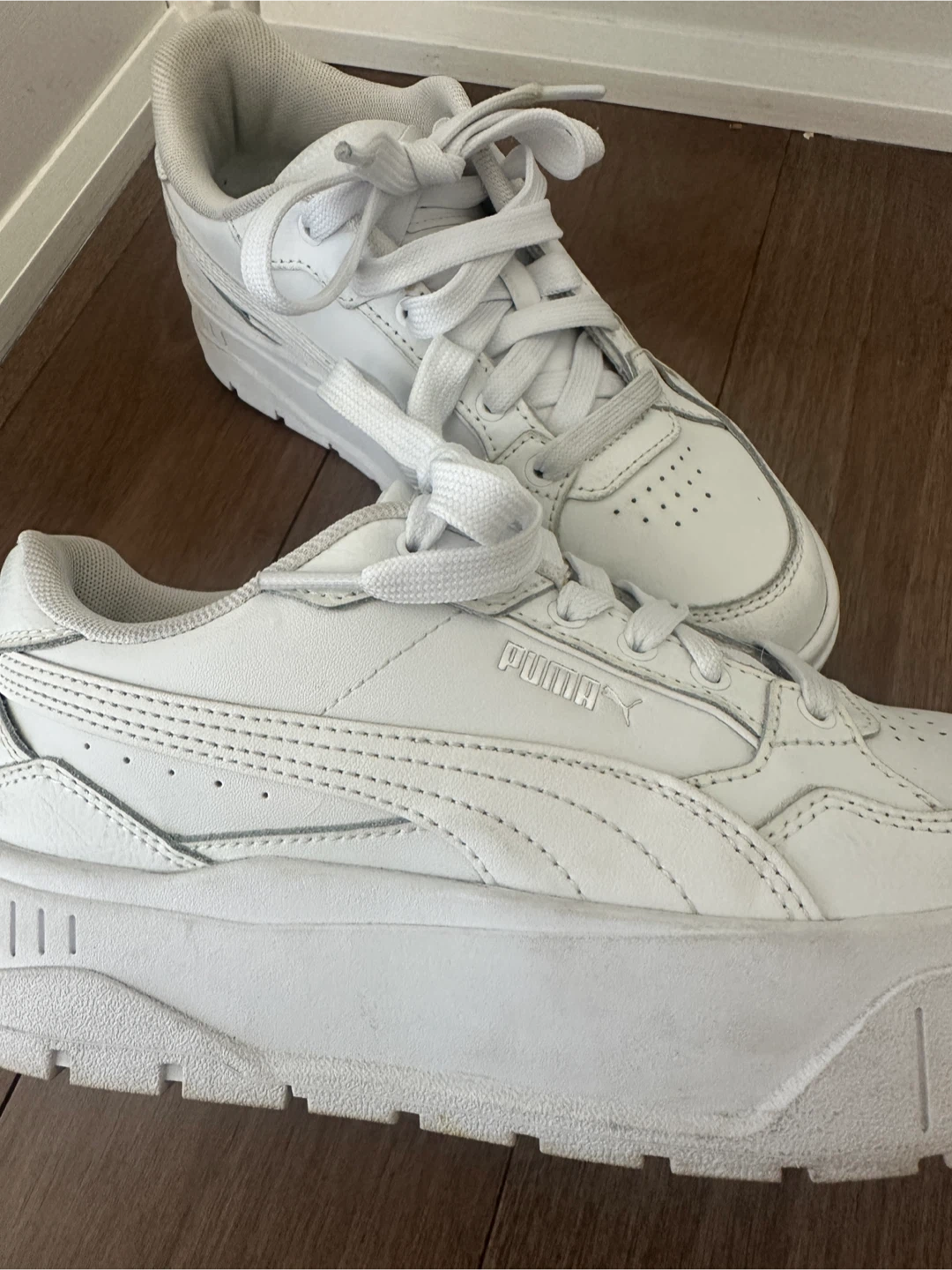 Puma White Platform Sneakers - photo 5