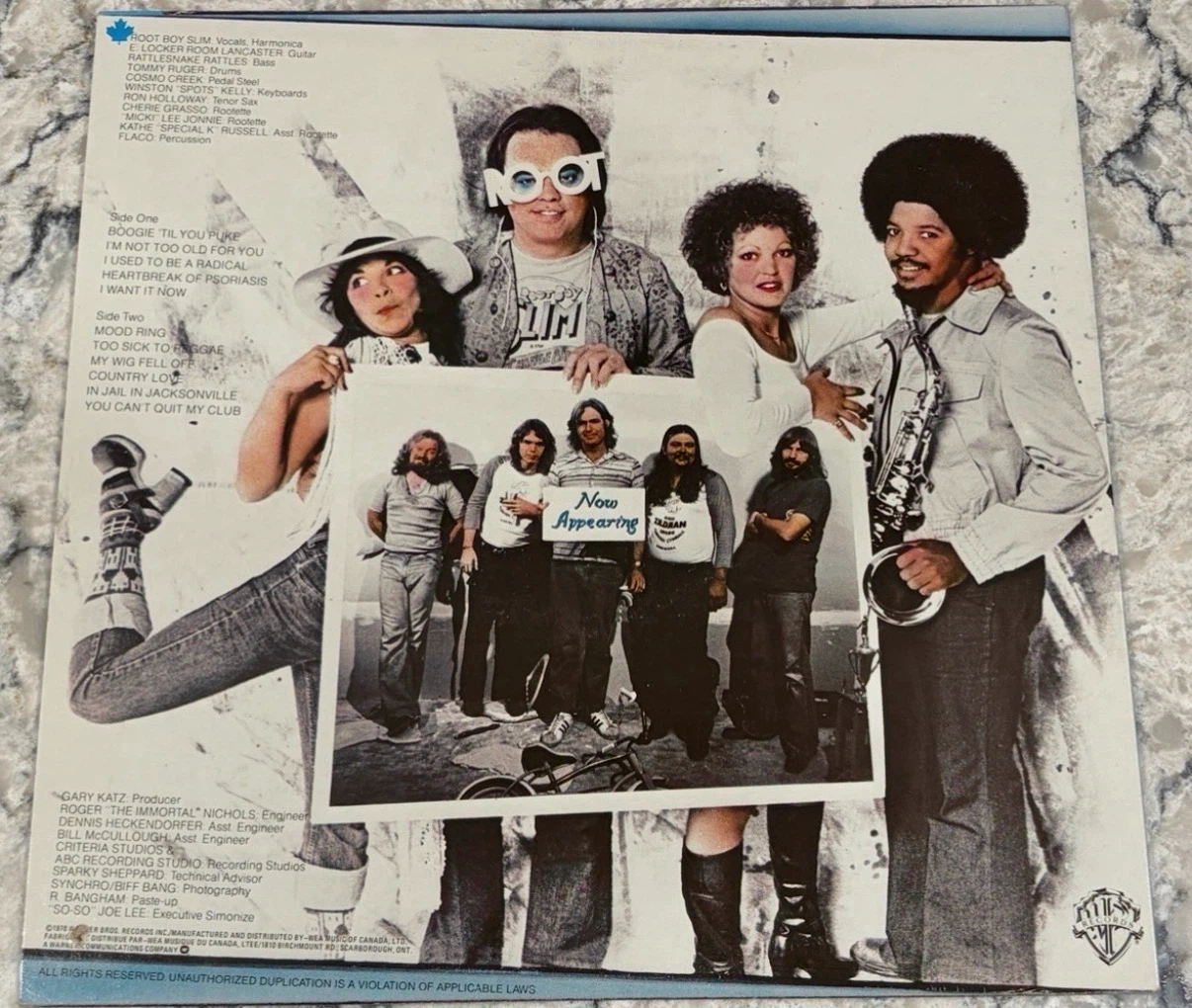 Root Boy Slim & The Sx Change Band 1978 Record BSK 3160 - photo 2