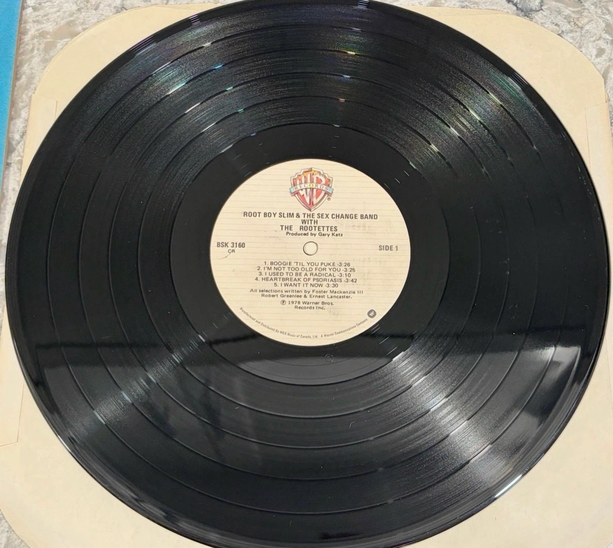 Root Boy Slim & The Sx Change Band 1978 Record BSK 3160 - photo 3