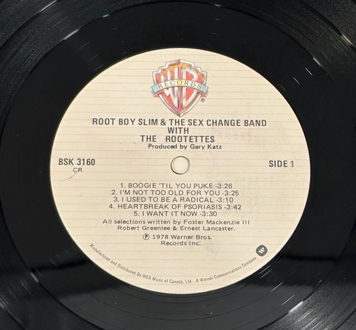 Root Boy Slim & The Sx Change Band 1978 Record BSK 3160 - photo 5
