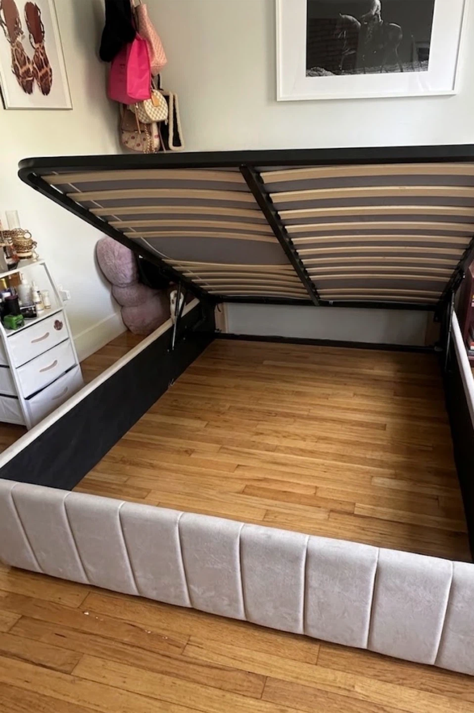 Upholstered Storage Bed Frame - photo 2
