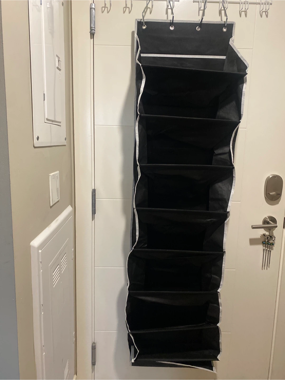 Hanging Closet Organizer with Shelves