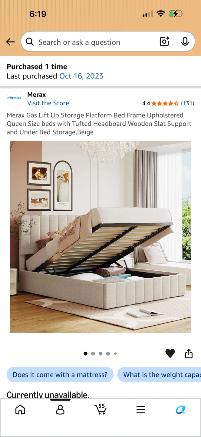Upholstered Storage Bed Frame - photo 4