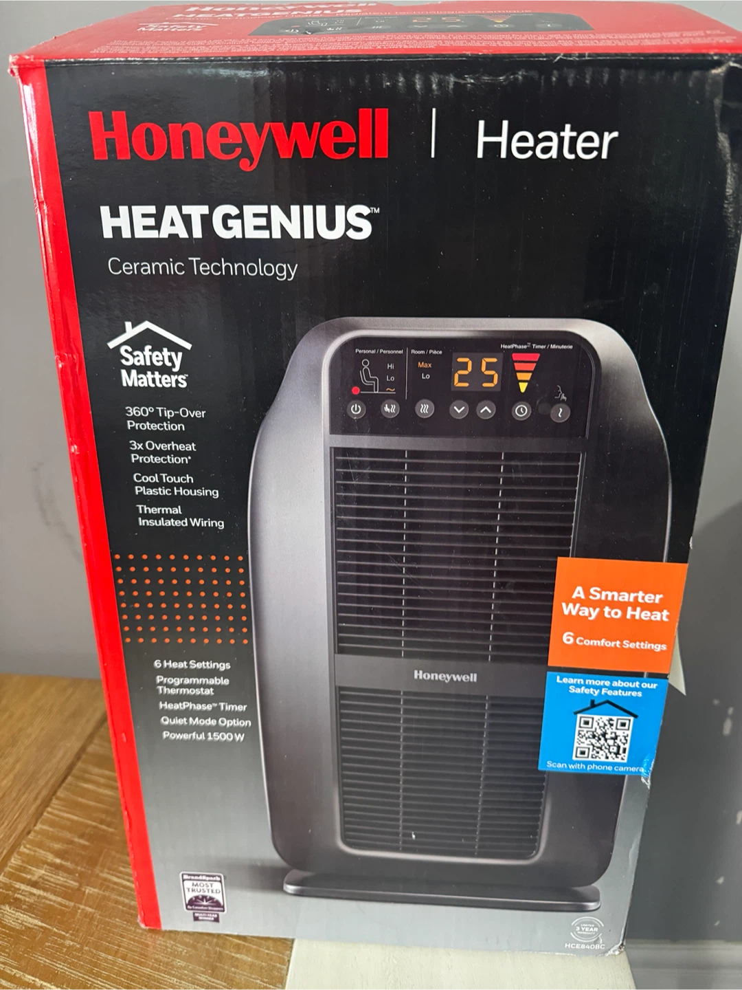 Honeywell Heat Genius Ceramic Heater - photo 2