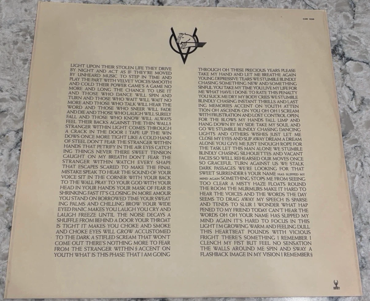 Ultravox Rage In Eden 1981 🇨🇦 Record (CHR 1338) Original Press - photo 4