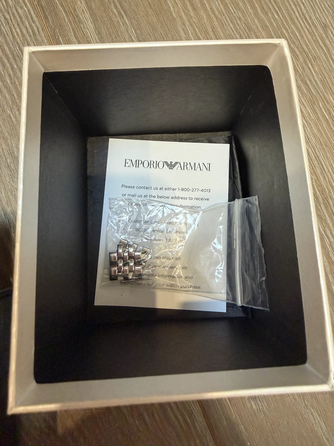 Emporio Armani Silver Men’s Watch – Box & Extra Links - photo 3