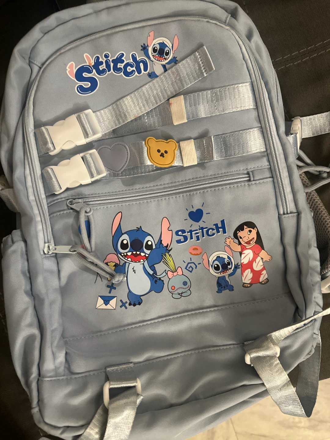 10$ each Stitch and outdoor-style backpacks