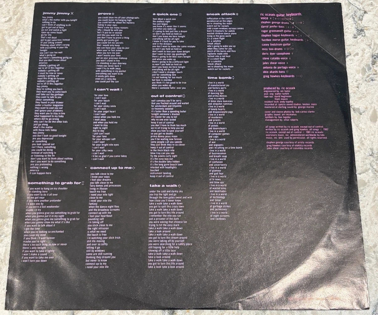 Ric Ocasek Beatitude Vinyl Record 1982 🇨🇦 Pressing (XGHS 2022) - photo 4