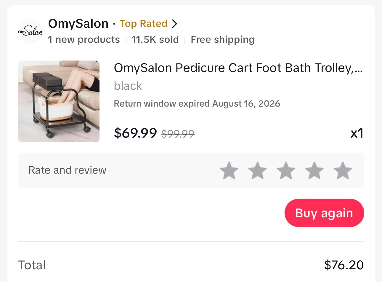 Footsie Bath pedicure bowl/Pedicure cart - photo 4