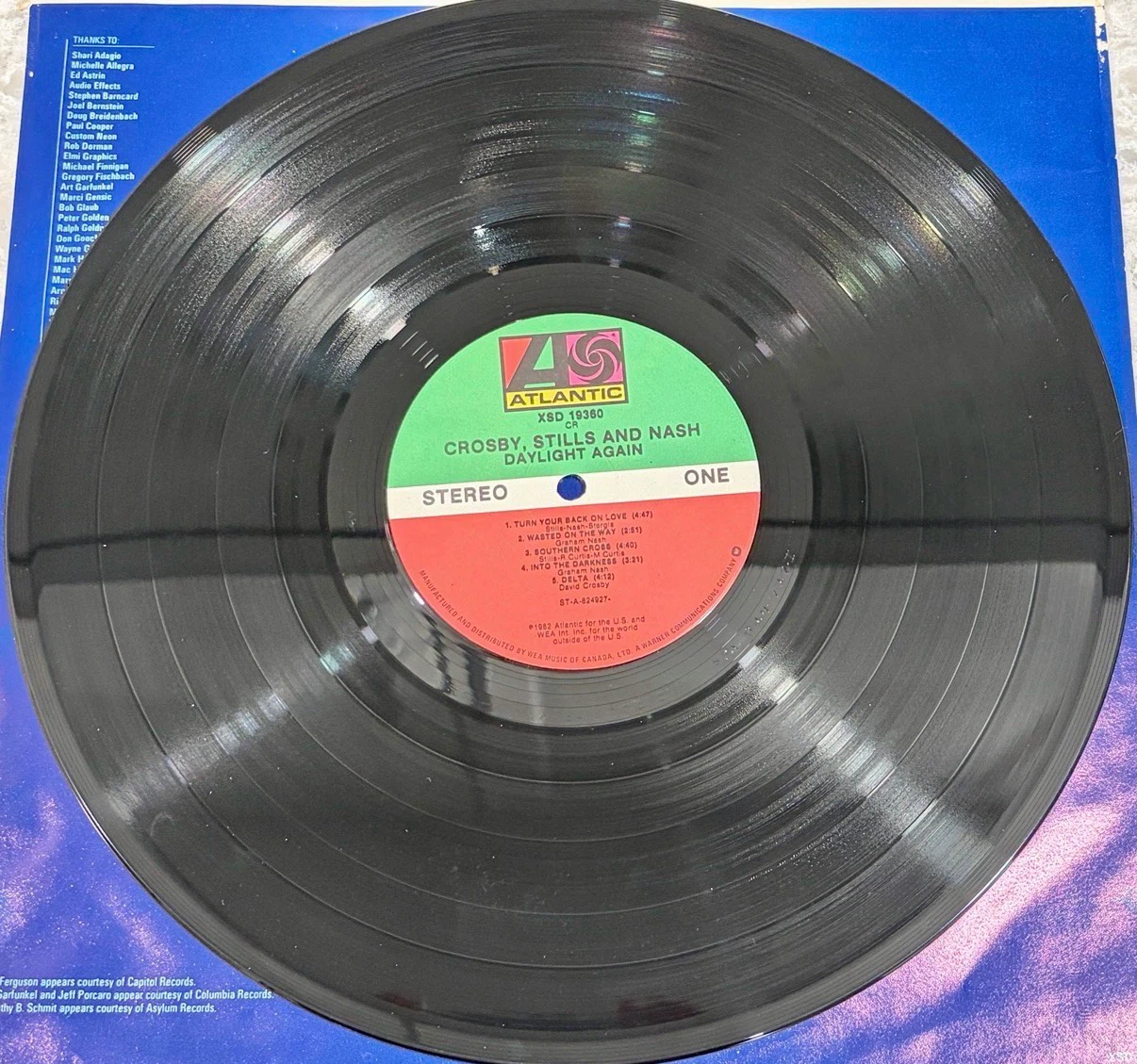 Crosby, Stills & Nash Daylight Again 1982 🇨🇦 Record (XSD 19360) - photo 5