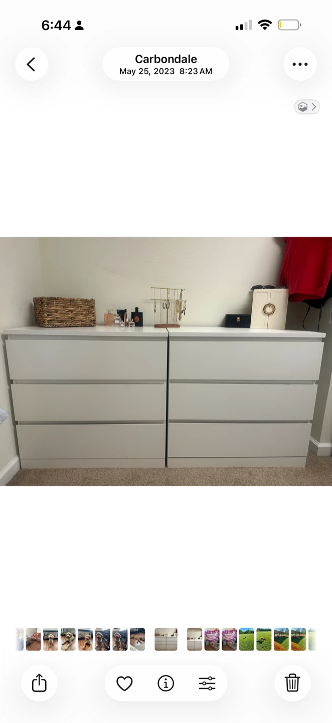 IKEA MALM 4-Drawer Dresser (x2)