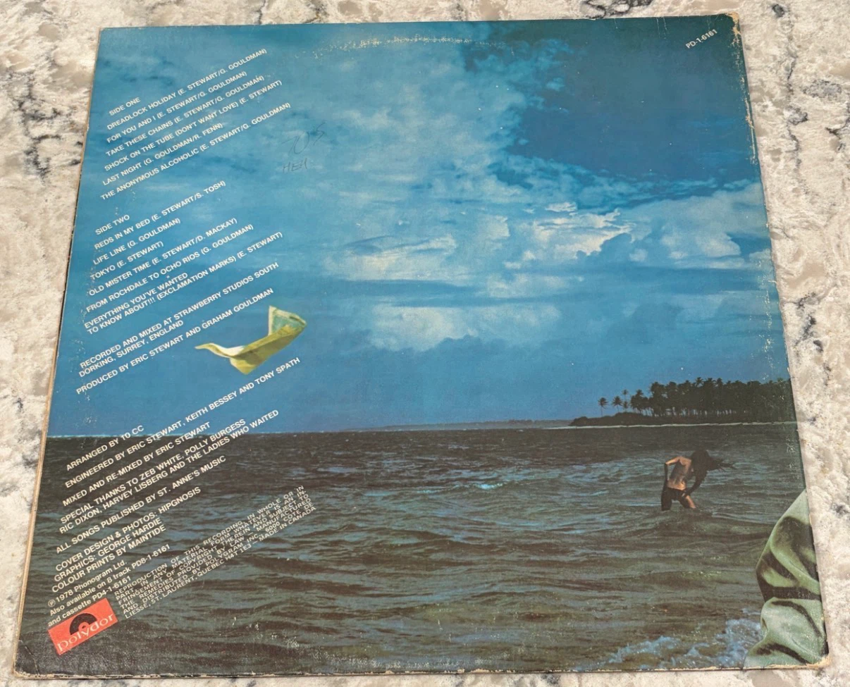 10cc Bloody Tourists Vinyl Record 1978 🇨🇦 Pressing (PD-1-6161) - photo 2