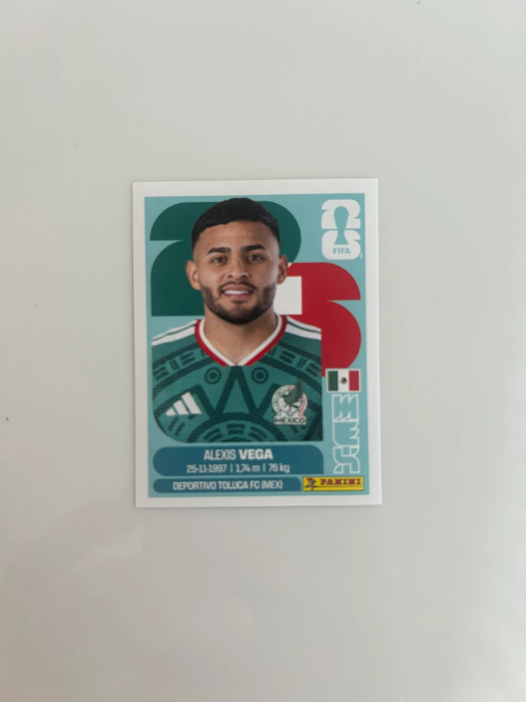 Panini FIFA World Cup 2026 Alexis Vega Card