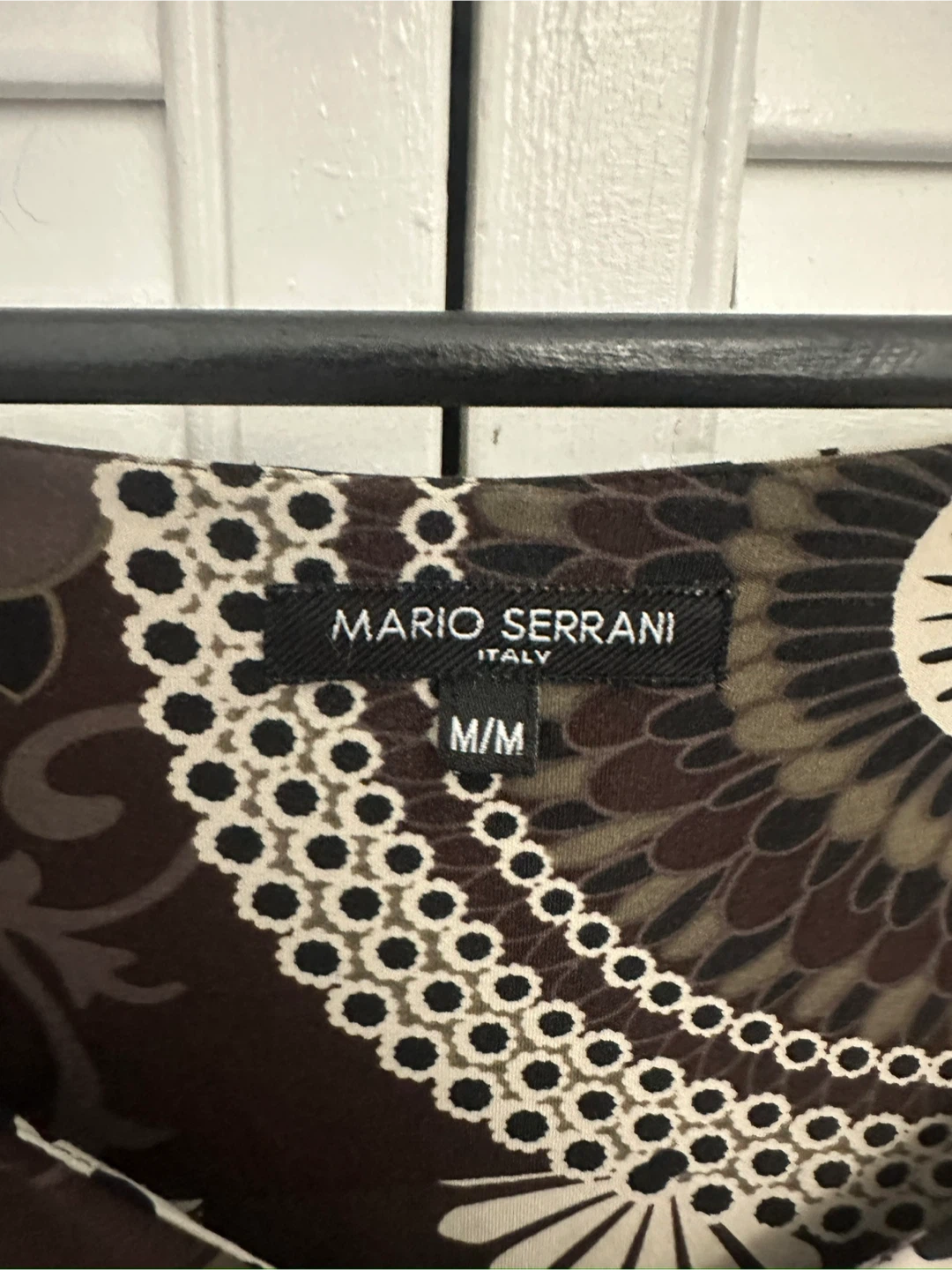 Mario Serrani Brown Patterned Dress - photo 3