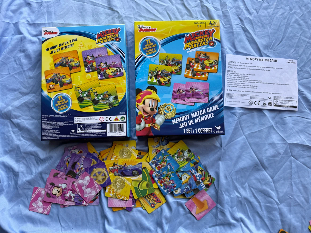 Disney Junior Mickey and the Roadster Racers Memory Match Game + - photo 2