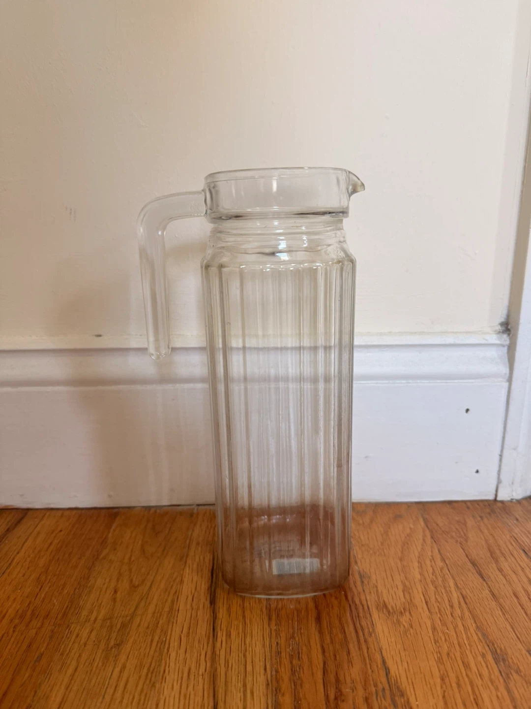 Clear Glass Pitcher