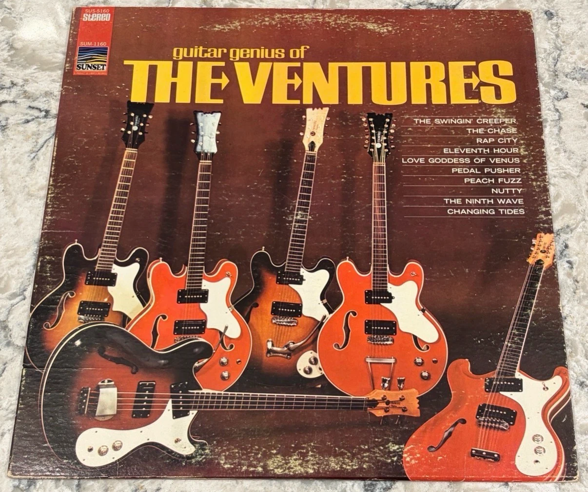 Ventures Guitar Genius Of The Ventures Record 🇨🇦 Press(SUS-5160)