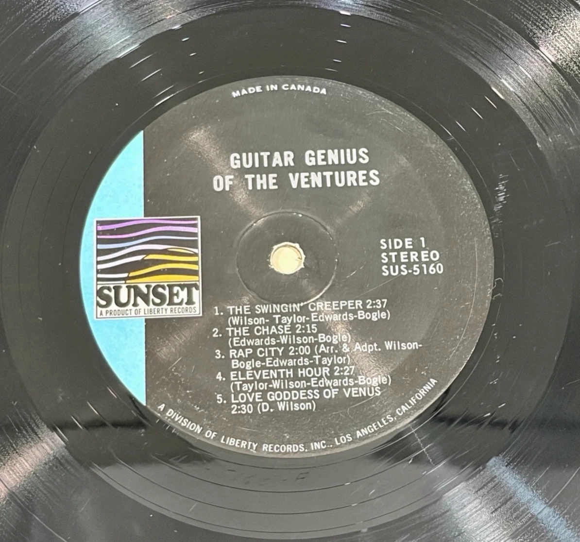 Ventures Guitar Genius Of The Ventures Record 🇨🇦 Press(SUS-5160) - photo 5