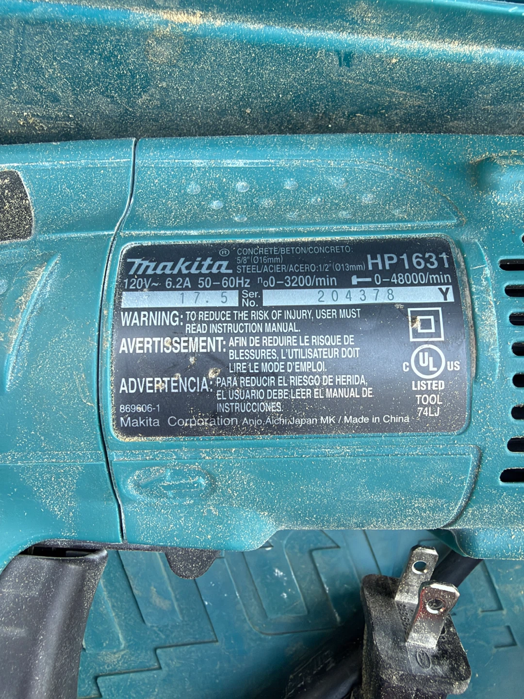 Makita HP1631 Hammer Drill - photo 3