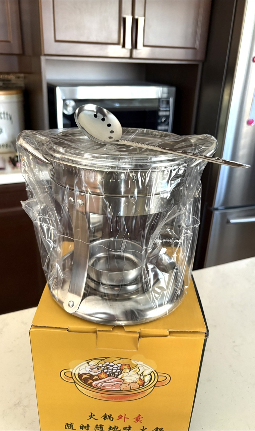 Stainless Steel Single Hot Pot Set - Brand New