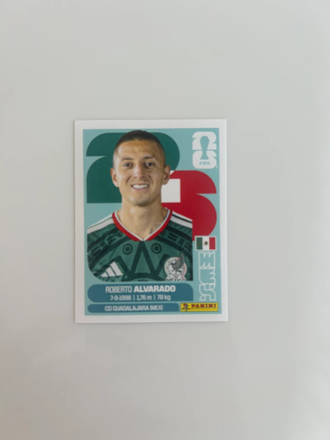 Roberto Alvarado Panini FIFA World Cup 2026 Sticker