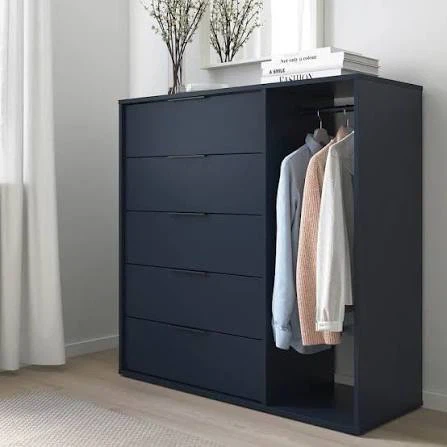 IKEA PAX Wardrobe with 5 Drawers