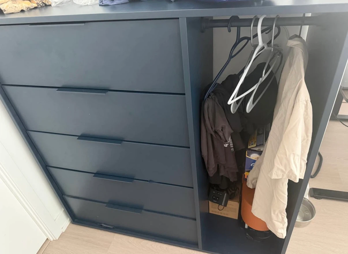 IKEA PAX Wardrobe with 5 Drawers - photo 2