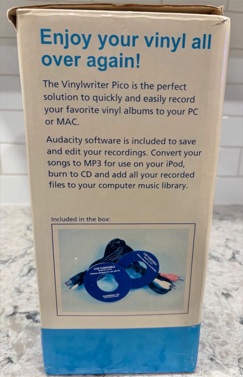 Grace Digital VinylWriter Pico USB Recordable Turntable GDI-VW00 - photo 4