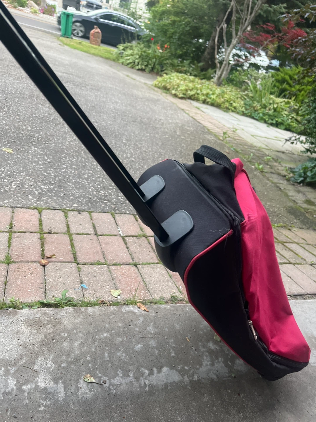 Red and Black Rolling Duffle bag suitcase - photo 2